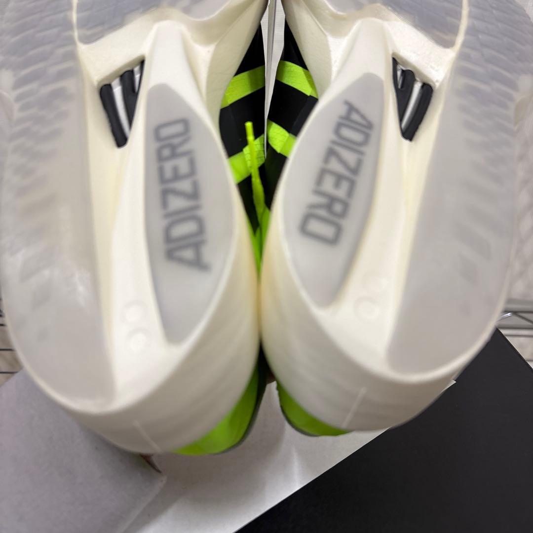 アディダス ランニングシューズ 25.0cm アディゼロタクミセン11 レモン