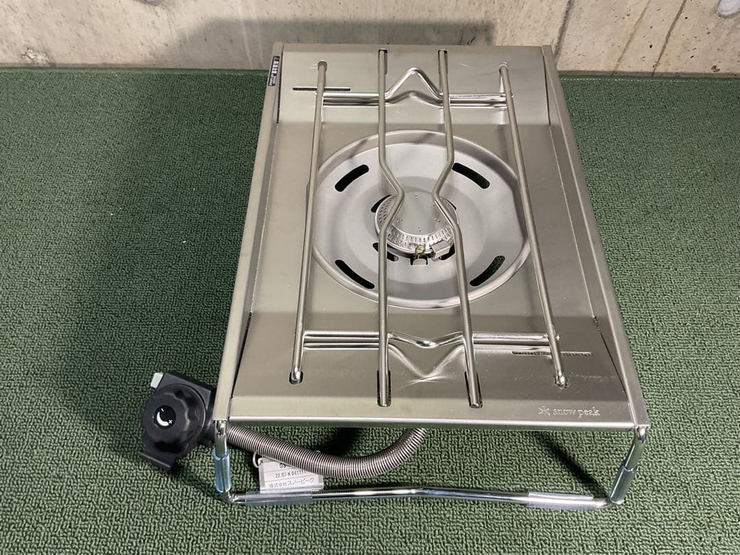 新品 フラットバーナー ＆ リッドトレー スノーピーク  peak