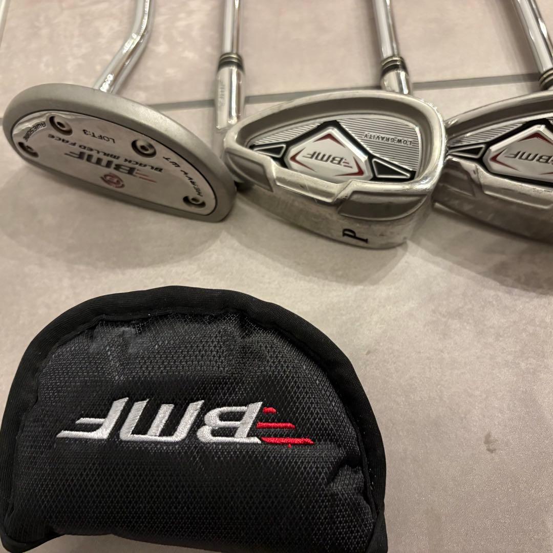 【美品】ゴルフクラブセット　BMF　 キャディバッグ付き　初心者