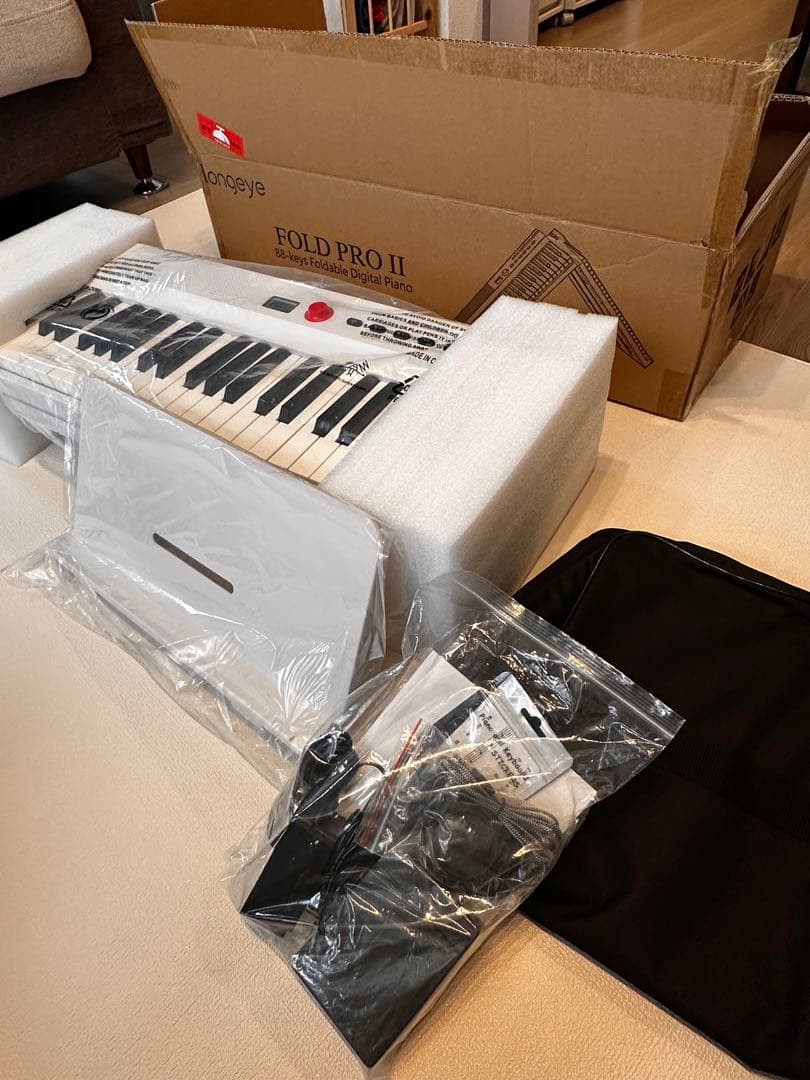 【新品】Longeye FOLD PRO II 折りたたみデジタルピアノ