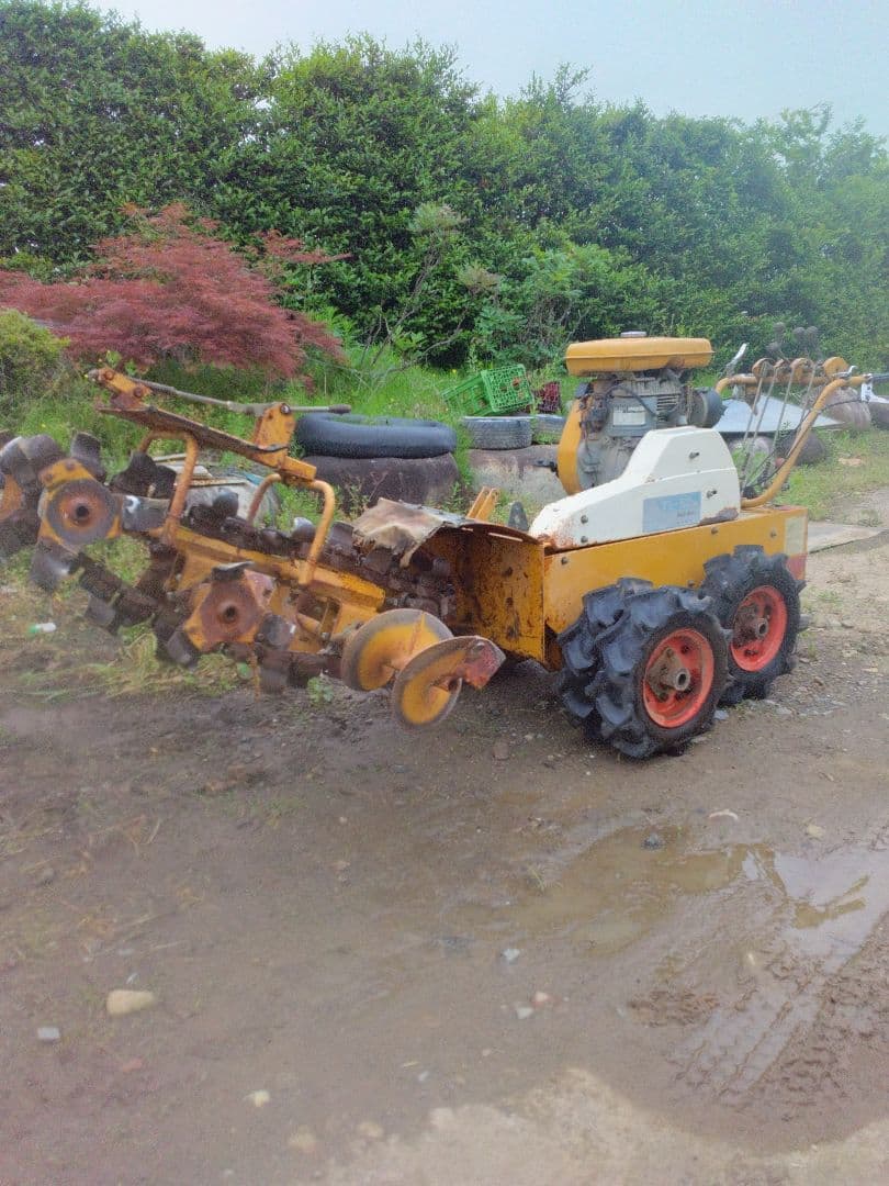 蟹信丸さん専用❗共栄社 バロネス トレンチャーTL-52 溝掘り機(ガソリン)