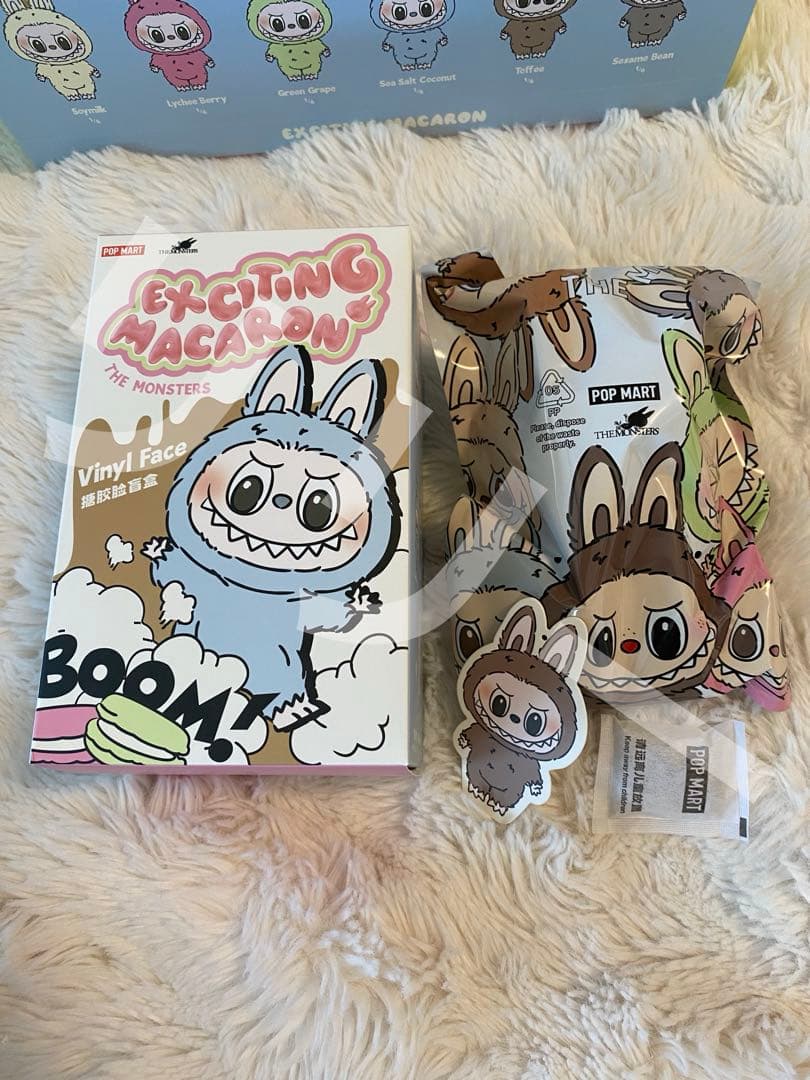 正規品 POPMART ラブブ マカロン Soymilk Toffee 2点 - メルカリ