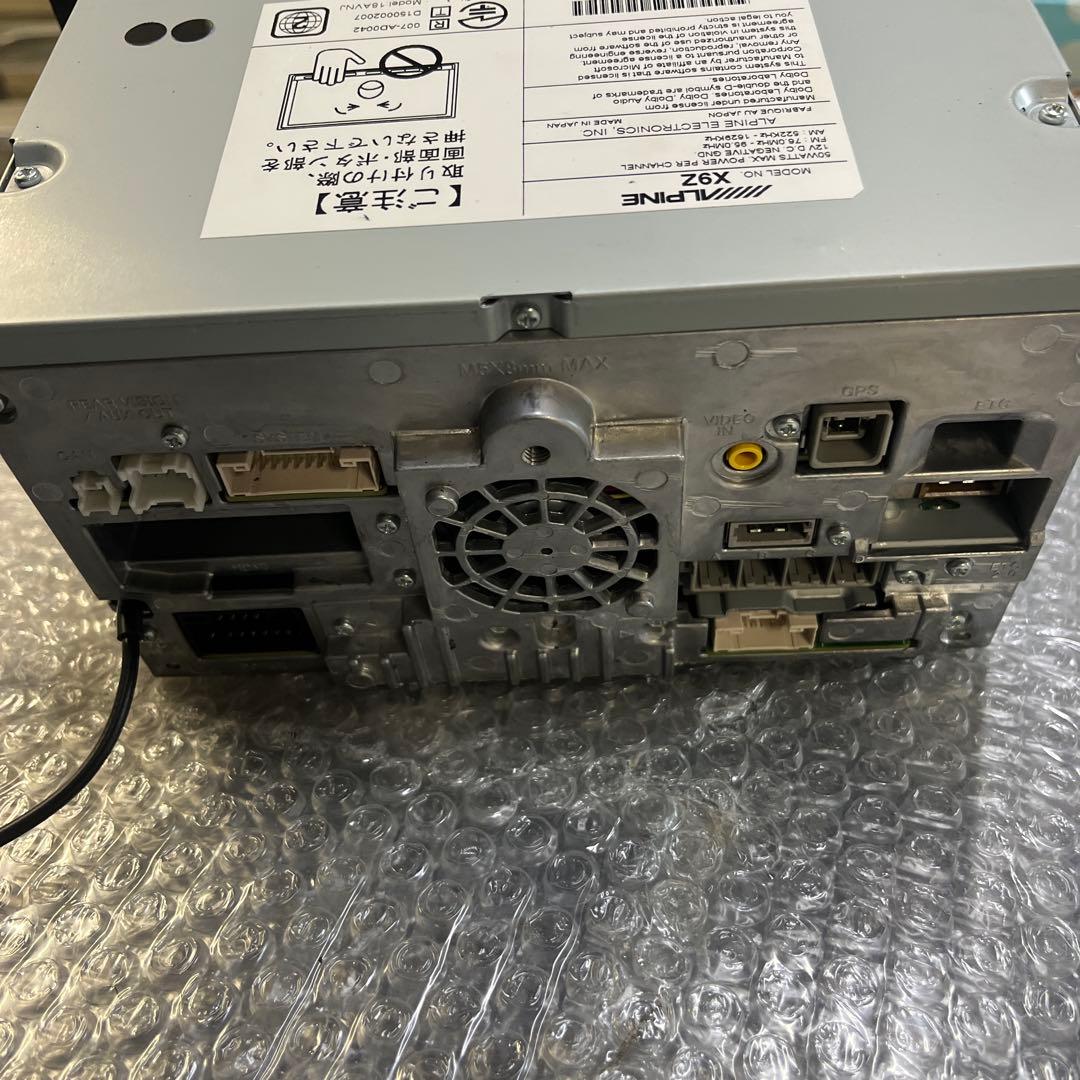 アルパインX9Z 9インチ ビッグX ETC2.0セット24年度地図ディスク付き