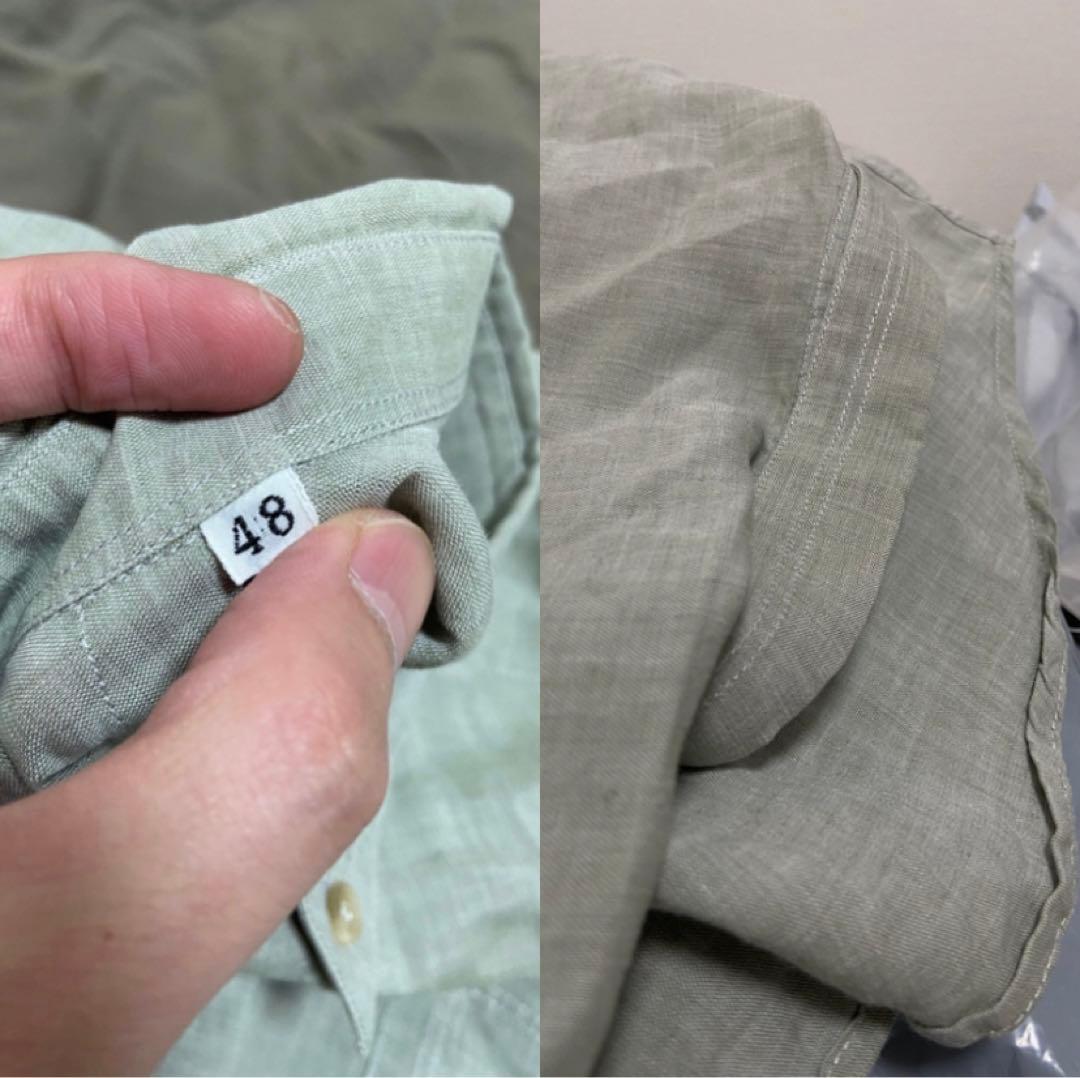 初期タグ 80s Gianni Versace ポケットデザイン リネンシャツ - メルカリ