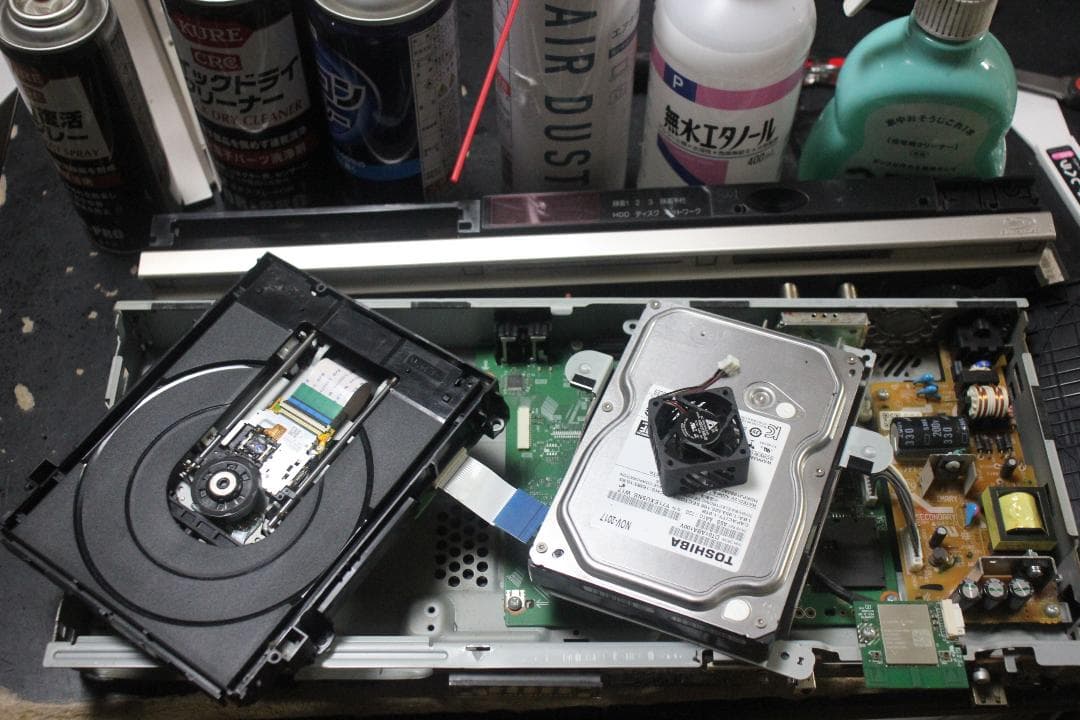 内部徹底清掃】SONY BDZ-ZW1500 1TB HDD＆ブルーレイ リモ