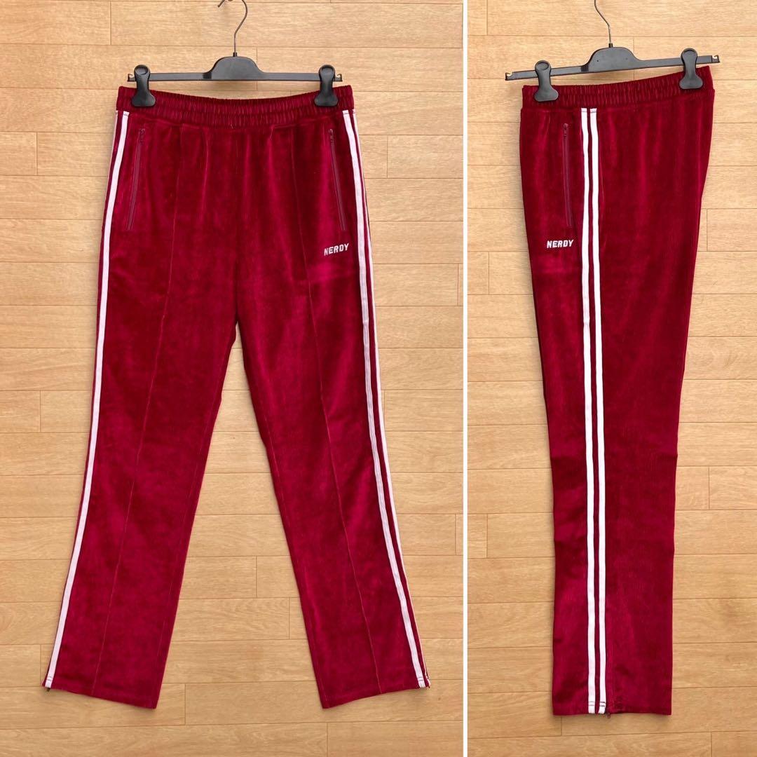美品 NERDY ベロアコーデュロイ セットアップ L ノルディ ジャージ上下