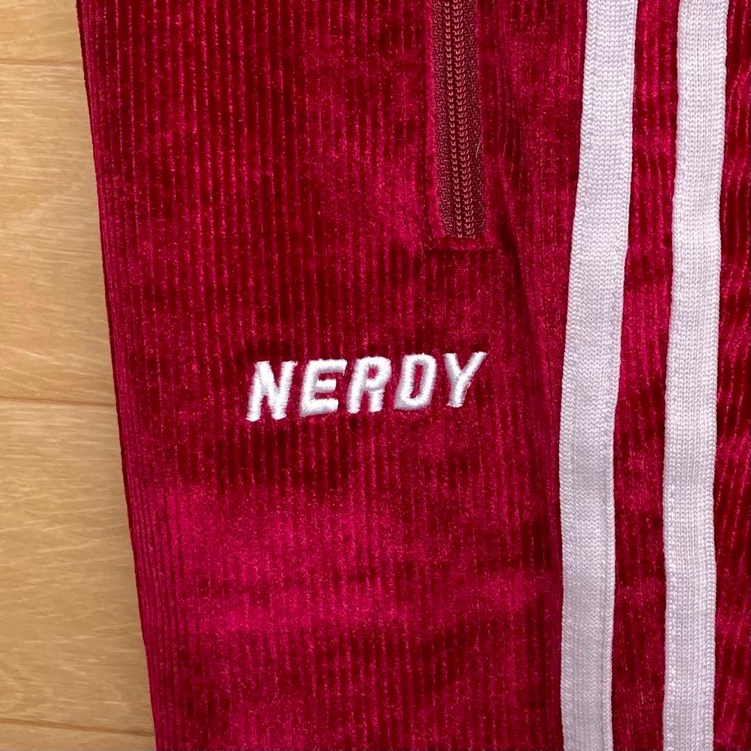 美品 NERDY ベロアコーデュロイ セットアップ L ノルディ ジャージ上下