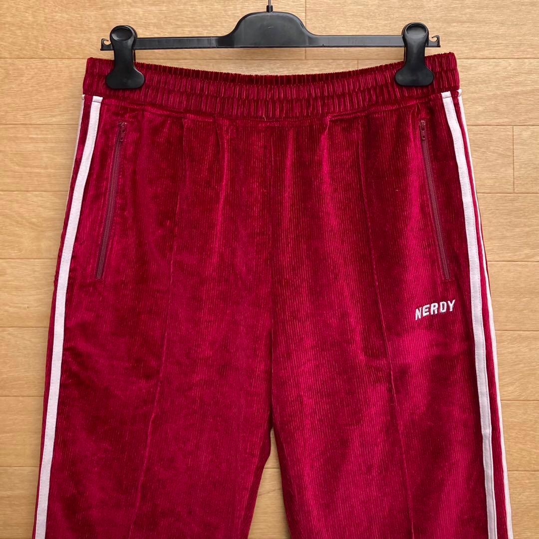 美品 NERDY ベロアコーデュロイ セットアップ L ノルディ ジャージ上下