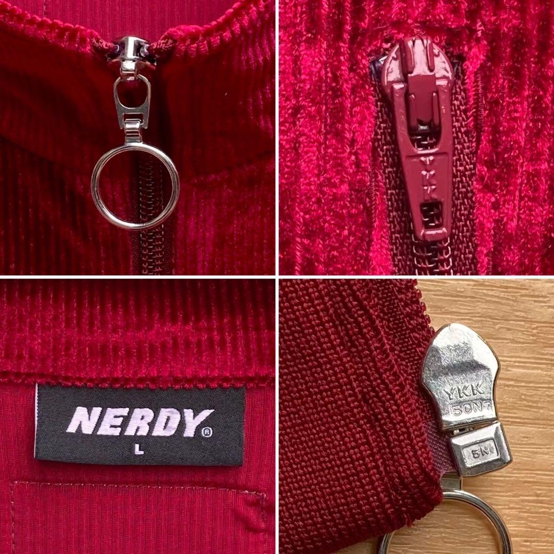 美品 NERDY ベロアコーデュロイ セットアップ L ノルディ ジャージ上下