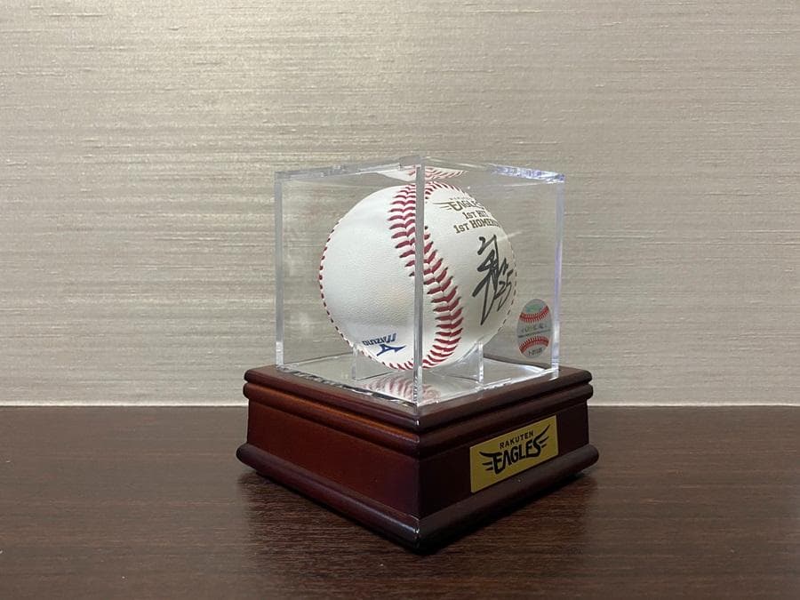 楽天　イーグルス　田中和基選手　初ヒット・ホームラン記念直筆サインボール