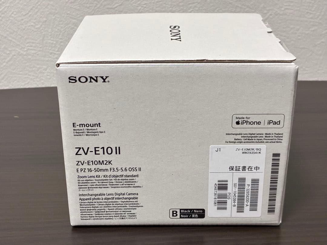 【M※G】 SONY VLOGCAM ZV-E10 II