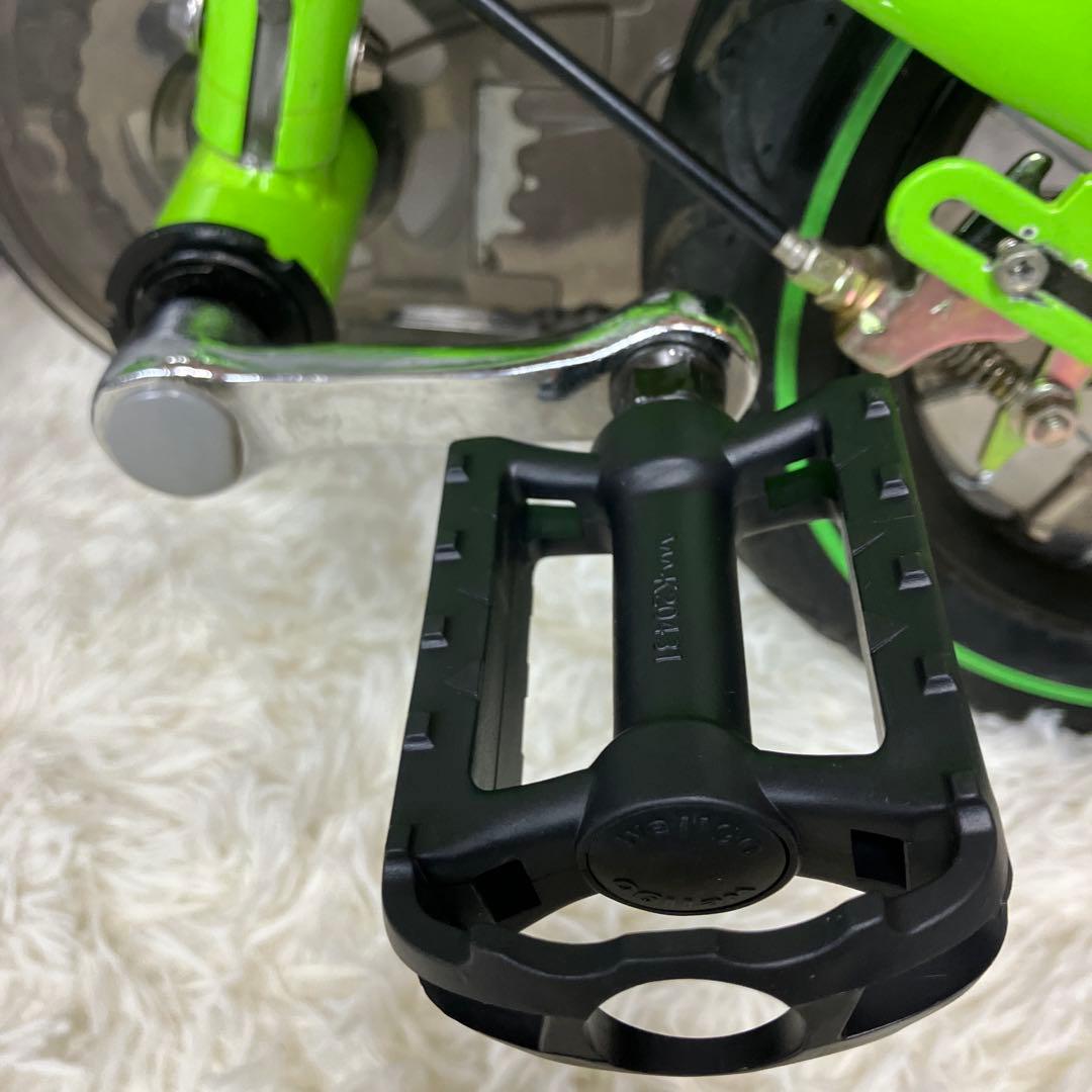 【極美品】へんしんバイク　12インチ　グリーン　緑　付属品多数