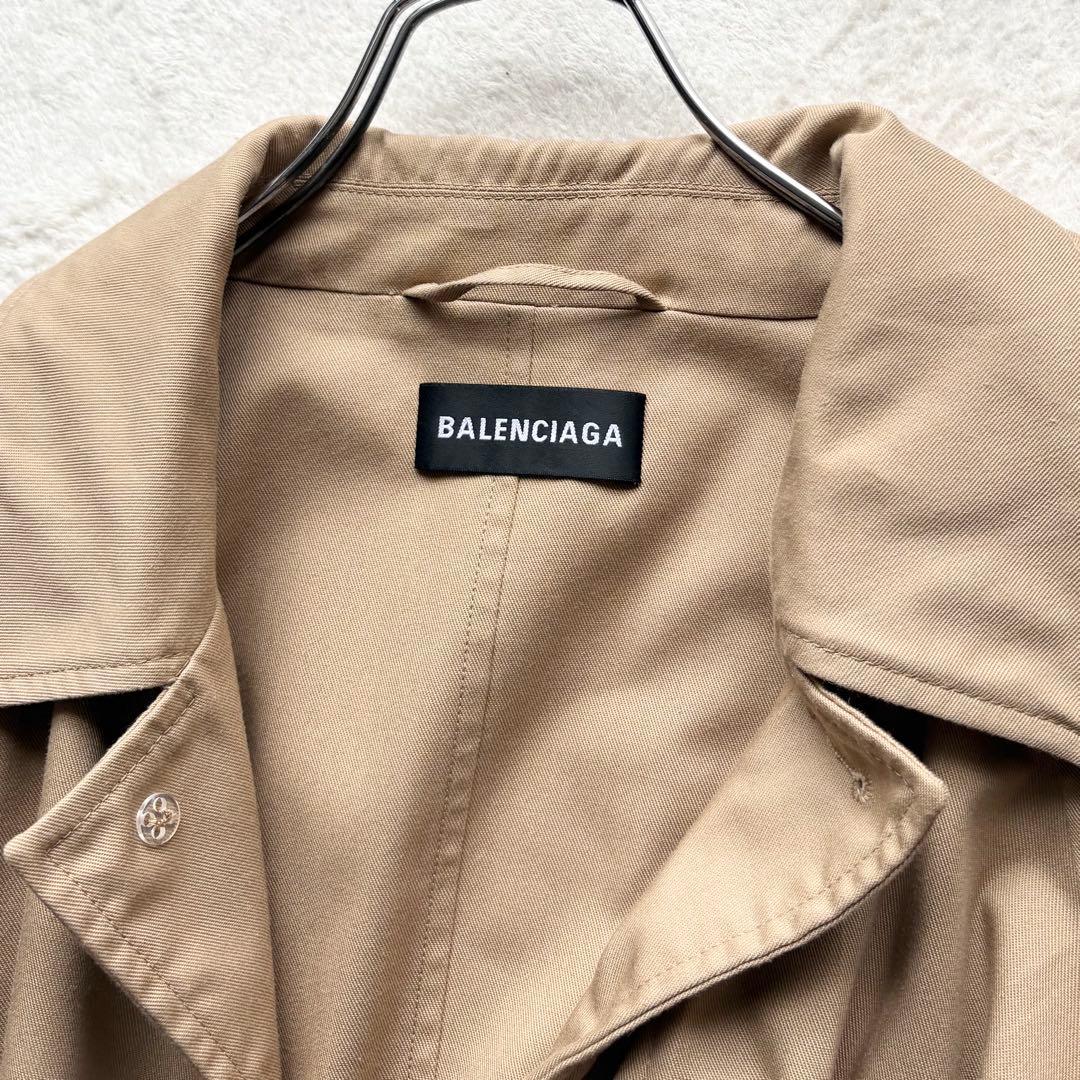 BALENCIAGA オーバーサイズ ステンカラーコート 44 厚手