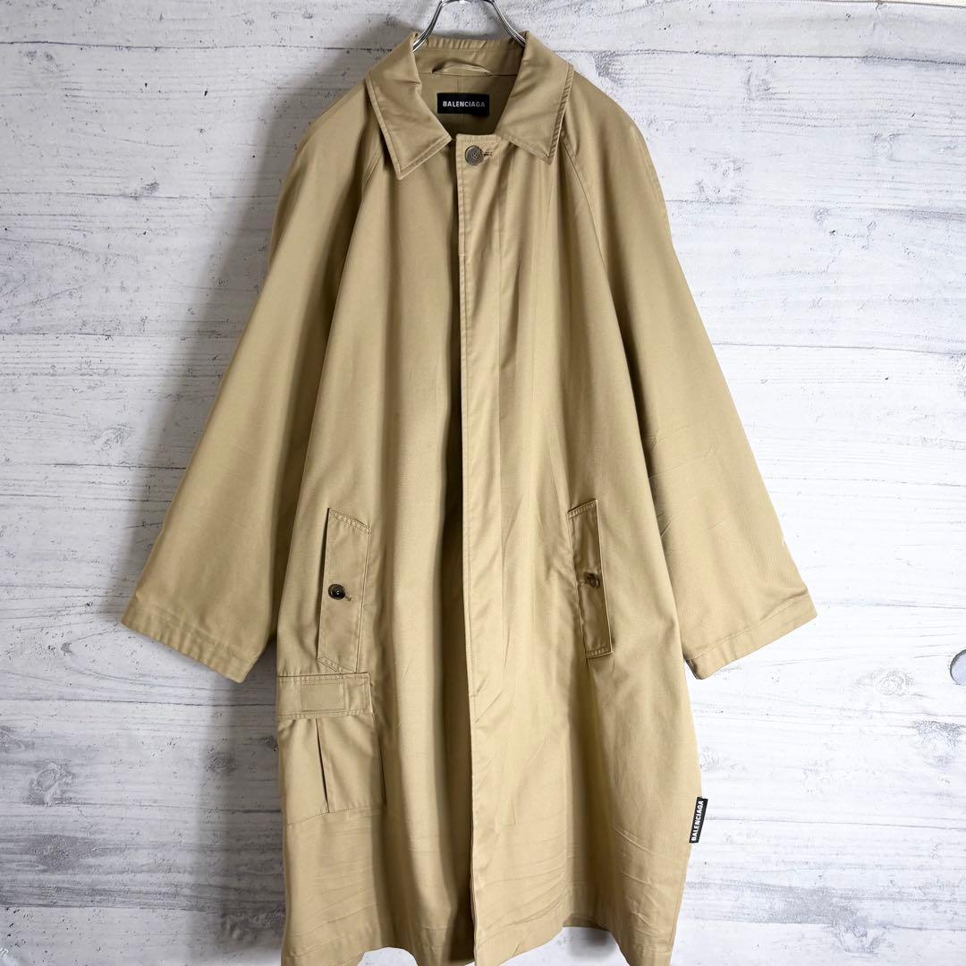 BALENCIAGA オーバーサイズ ステンカラーコート 44 厚手