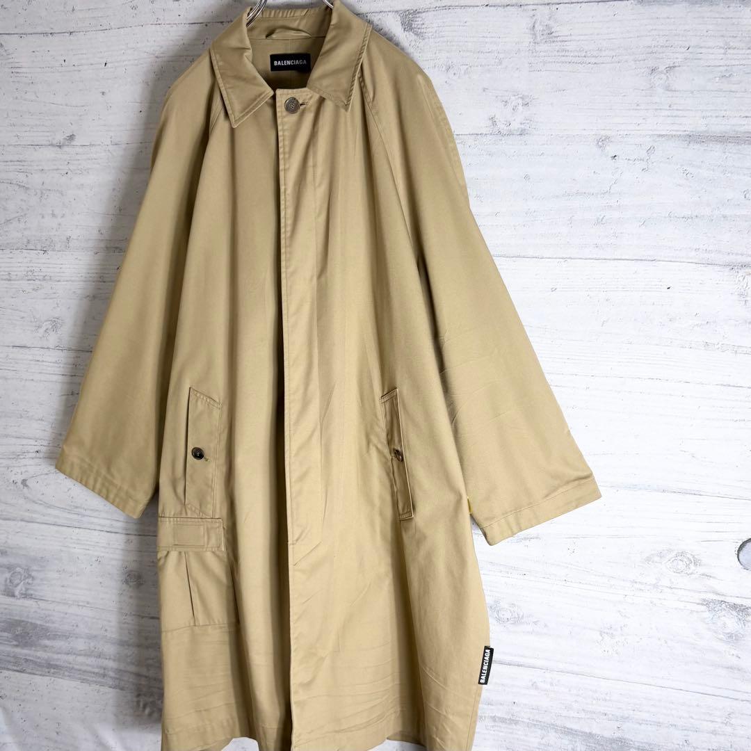 BALENCIAGA オーバーサイズ ステンカラーコート 44 厚手