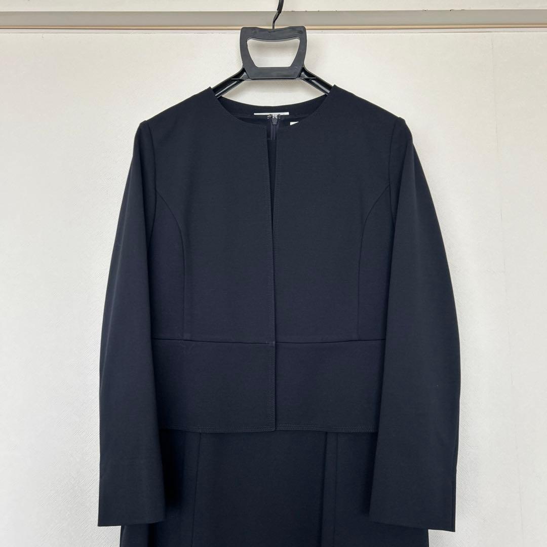 23区 セレモニー　ワンピース＆ジャケット　紺40 卒業式　入学式　面接に