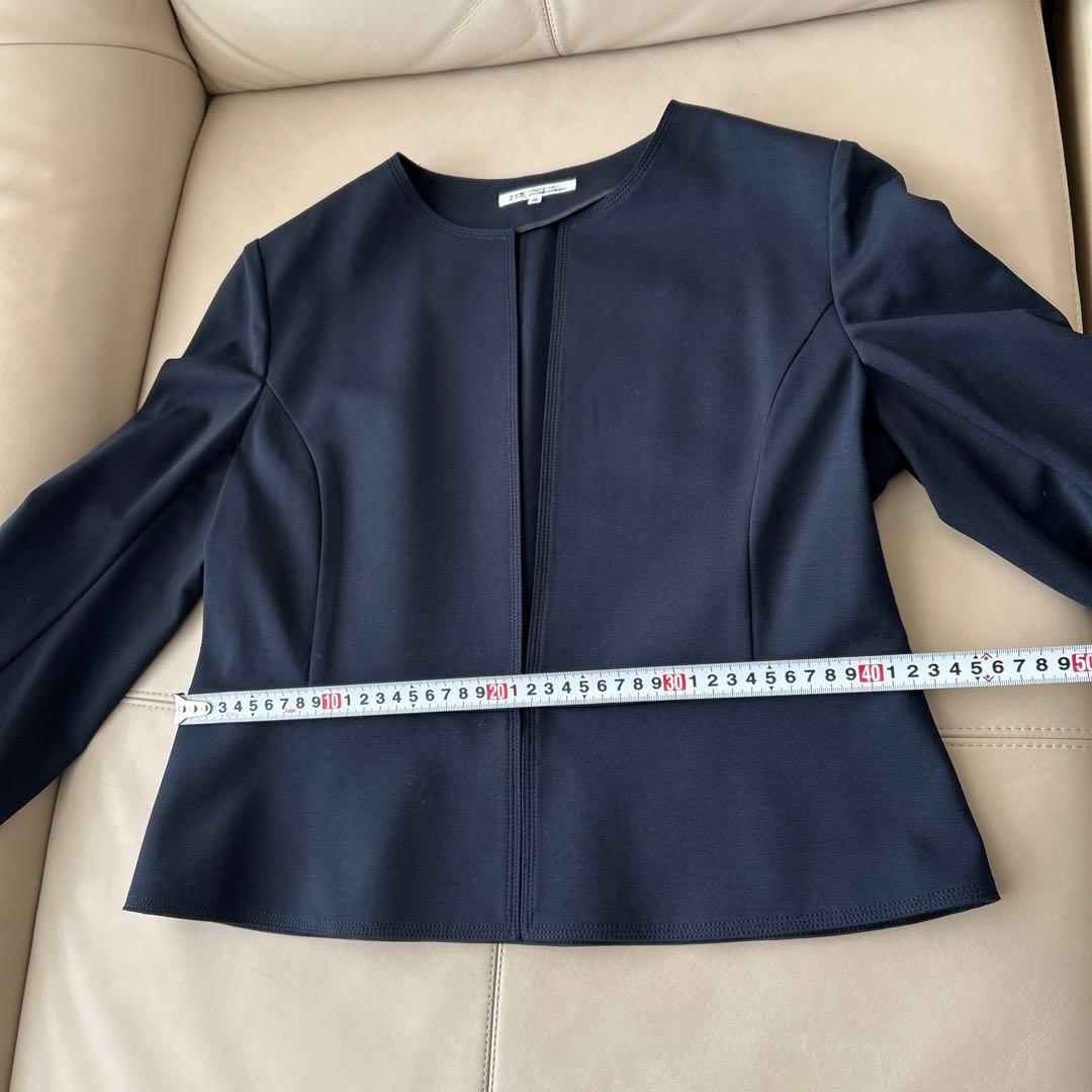 23区 セレモニー　ワンピース＆ジャケット　紺40 卒業式　入学式　面接に