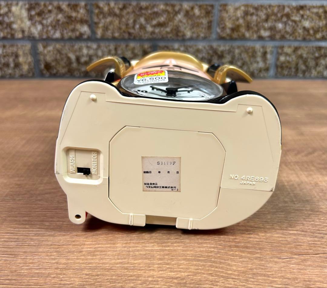 昭和レトロ 信玄くん 将軍 おしゃべり 目覚まし時計 シチズン 置き時計