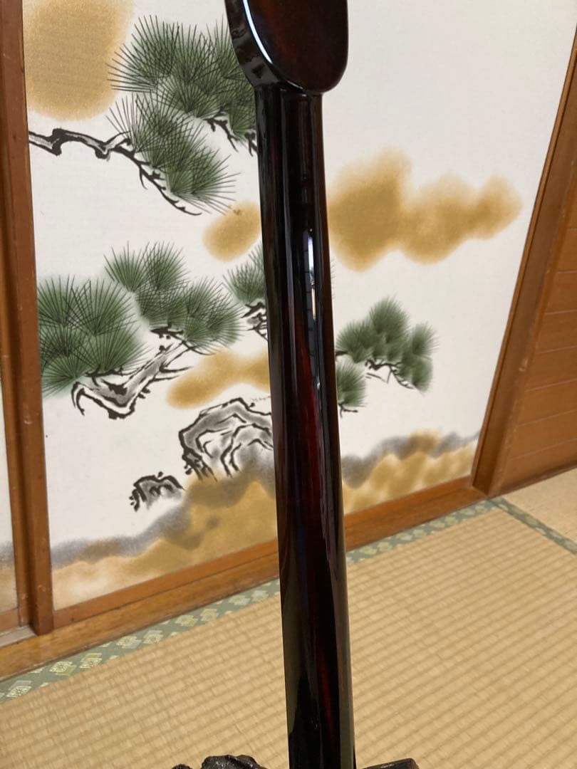 沖縄三線　八重山クルチ　本蛇皮一枚張り！