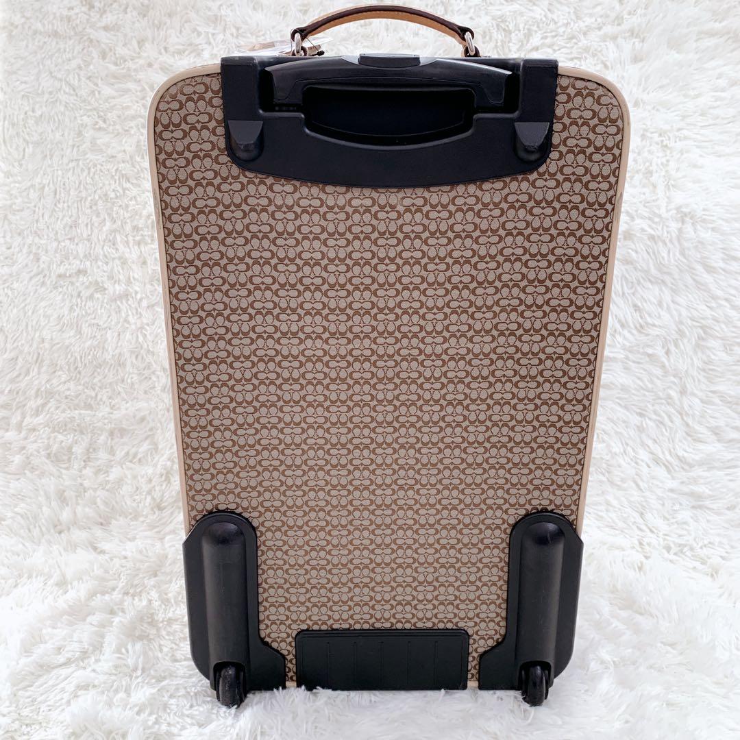✨美品✨コーチ キャリーバッグ キャリーケース シグネチャー トラベルバッグ