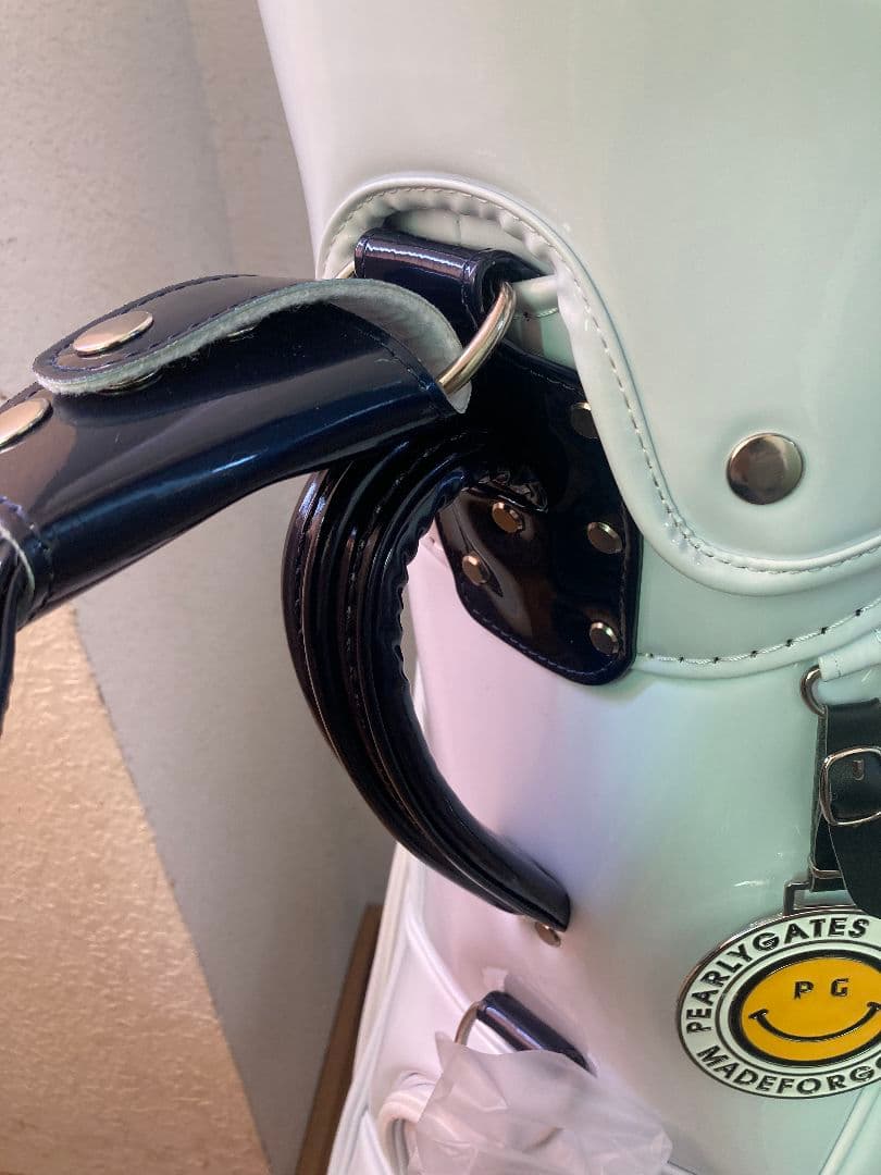 PEARLY GATES ゴルフキャディバッグ ホワイト ゴルフバッグ