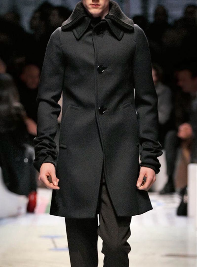 PRADA プラダ コート サイズ46（S〜M） ネイビー イタリア製