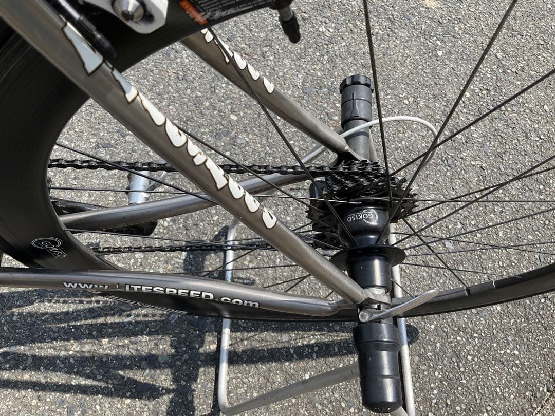 Litespeed vortex コンパクト　GOKISOホイール　チタン