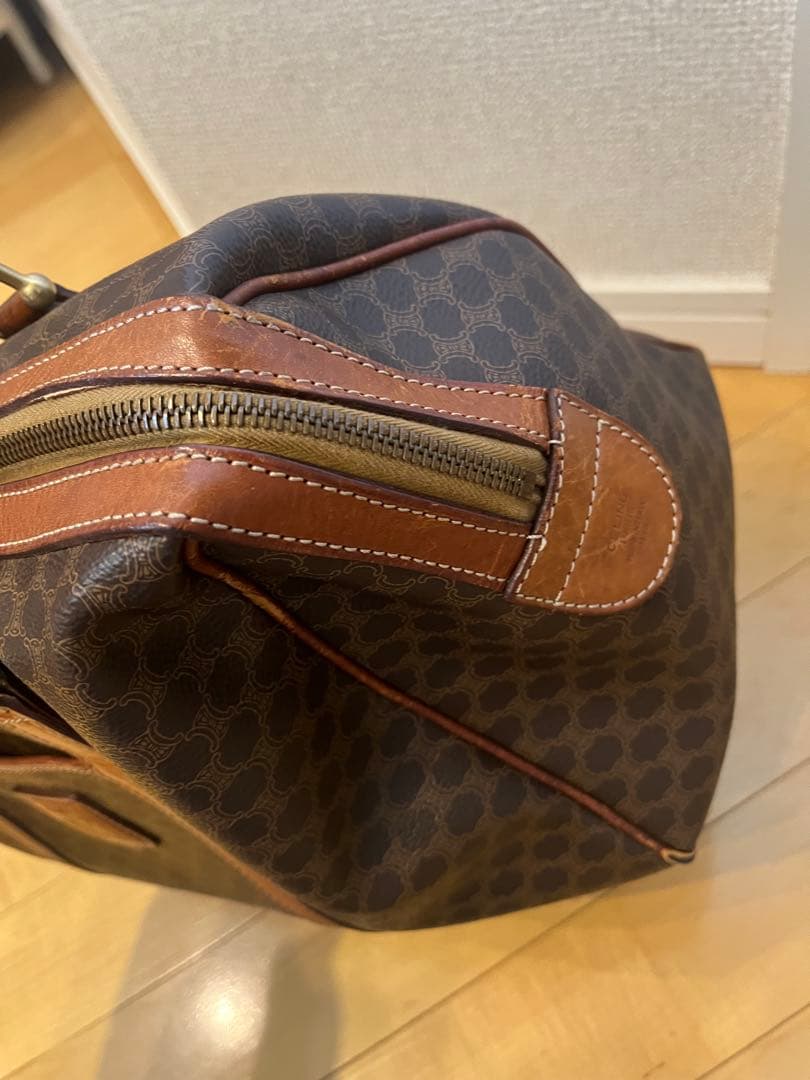 CELINE ヴィンテージ　マカダム　PVC ボストン