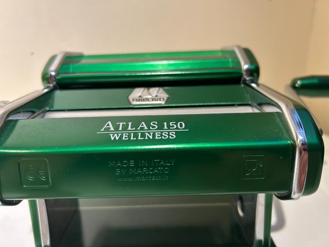 L*y様 041 MARCATO パスタマシン ATLAS 150 mm 緑 展 - メルカリ