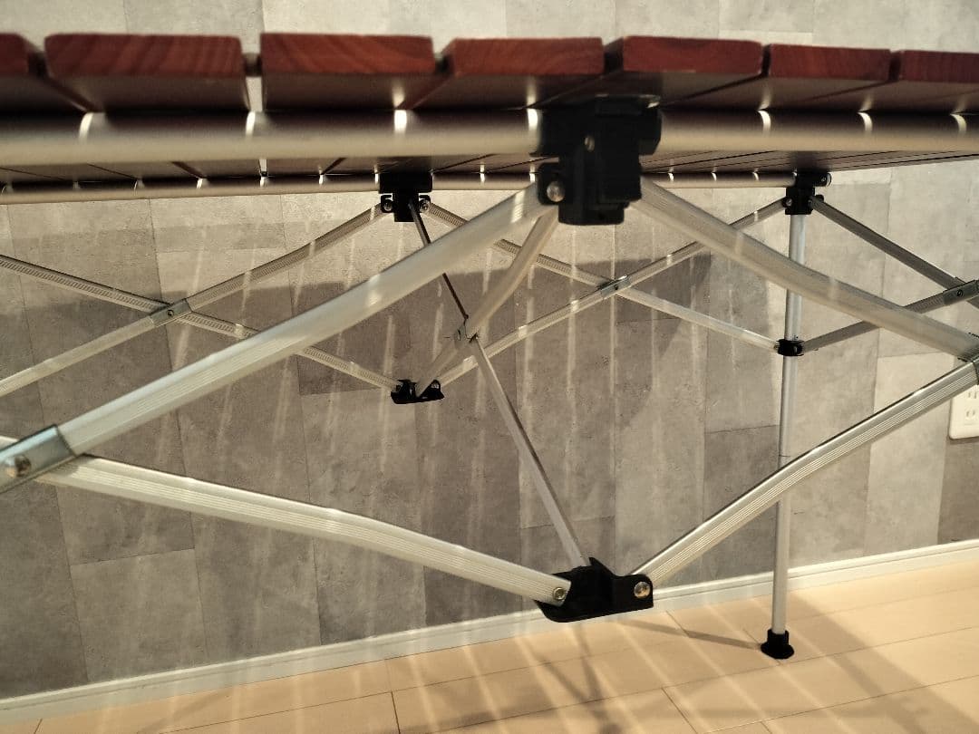 【廃盤】Coleman ウッドロール 2ステージ テーブル 折りたたみコンパクト