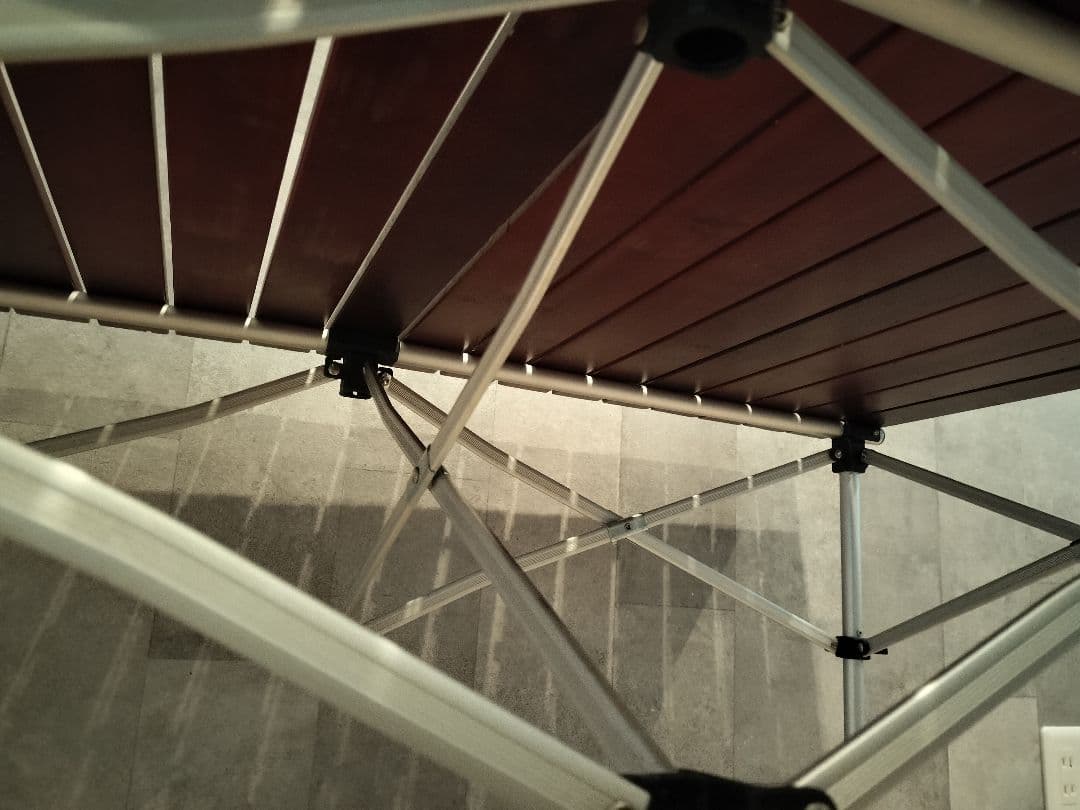 【廃盤】Coleman ウッドロール 2ステージ テーブル 折りたたみコンパクト