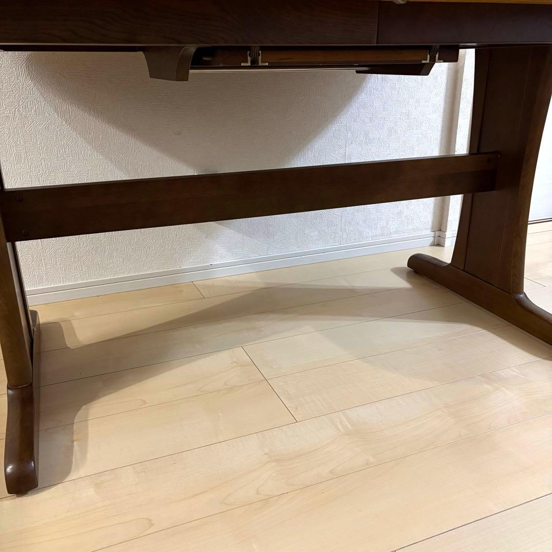 イバタインテリア エクステンションテーブル ダイニングテーブル 格納