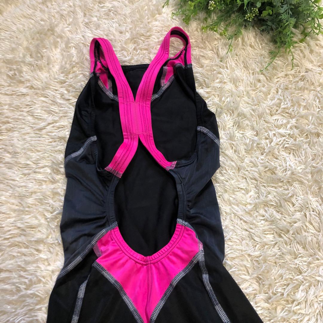 Mizuno アクセルスーツ 競泳水着 黒 ピンク size L