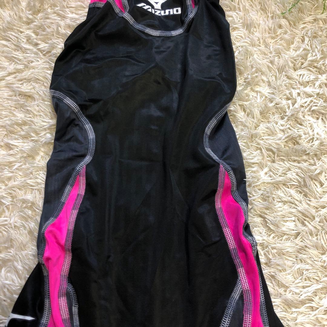 Mizuno アクセルスーツ 競泳水着 黒 ピンク size L
