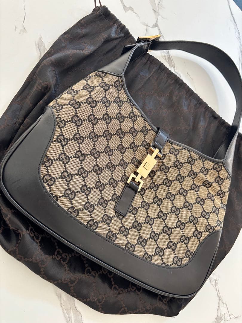 GUCCI GGパターン ハンドバッグ 保存袋付き