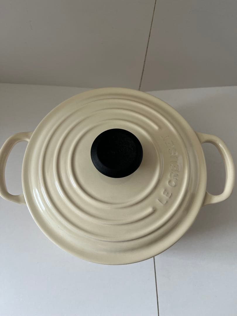 廃盤　ルクルーゼ　ココットロンド　ピーコック　オレンジ　18cm