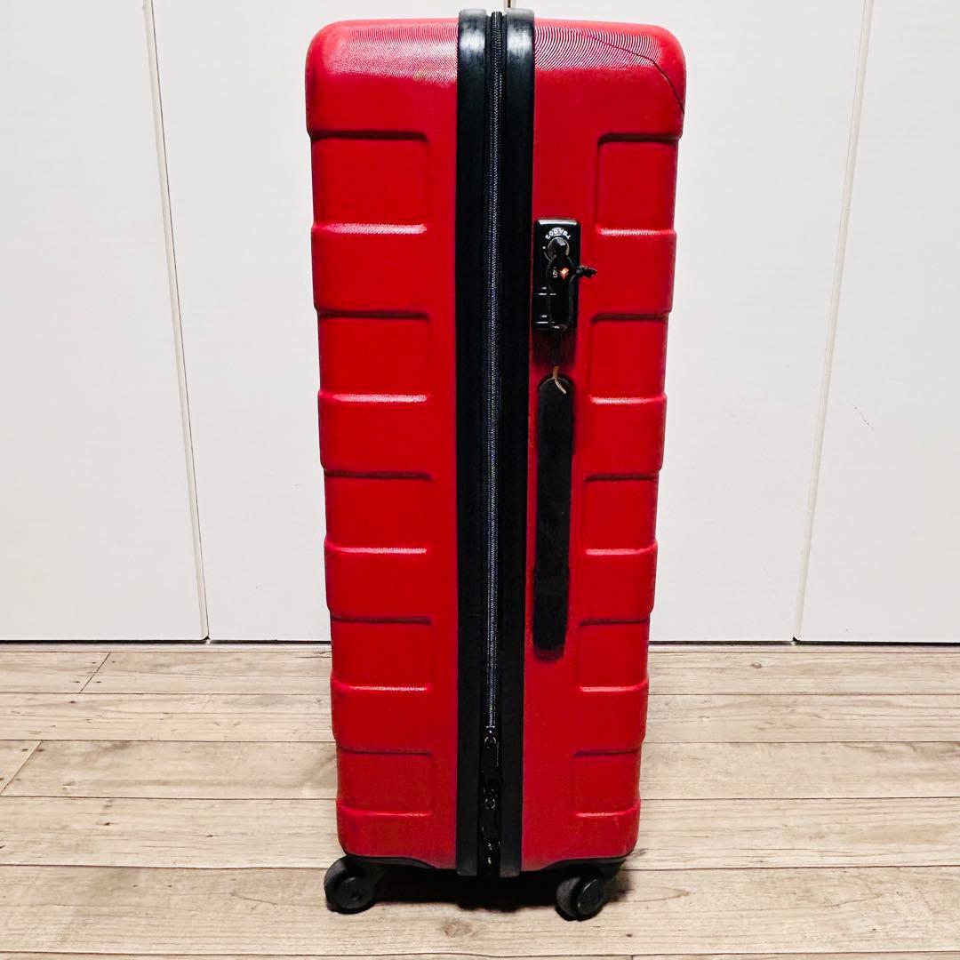 無印良品 ハード キャリーケース 75L 赤 廃盤 - メルカリ