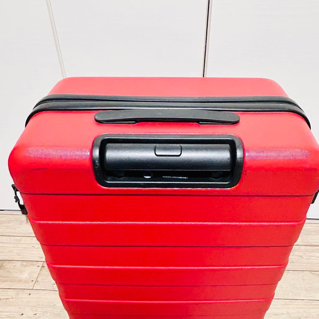 無印良品 ハード キャリーケース 75L 赤 廃盤 - メルカリ