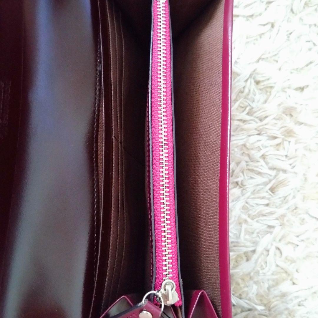 美品】ヴィヴィアンウエストウッド ボルドー 長財布 牛革 箱付