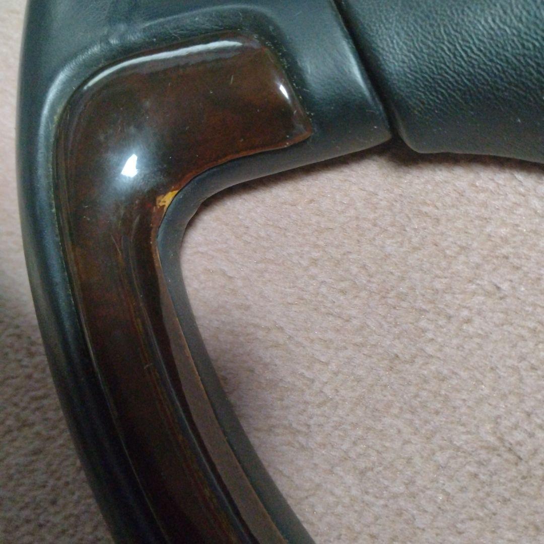 ヴェローナ ビクトリア レザー ウッド コンビステアリング ホーン