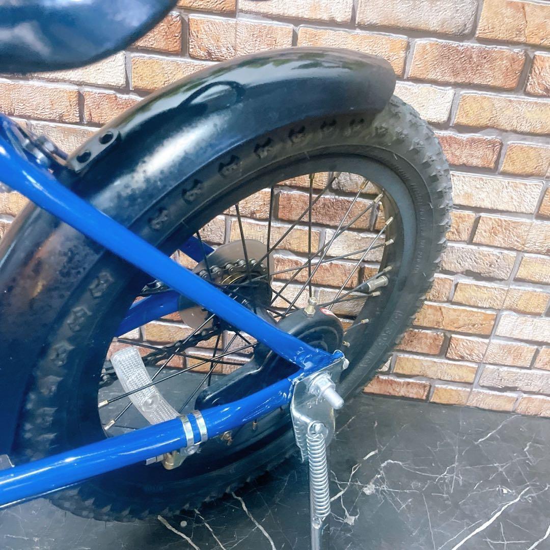 11】子供用自転車 子供車 PARTENZA ブルー 16インチ シングル