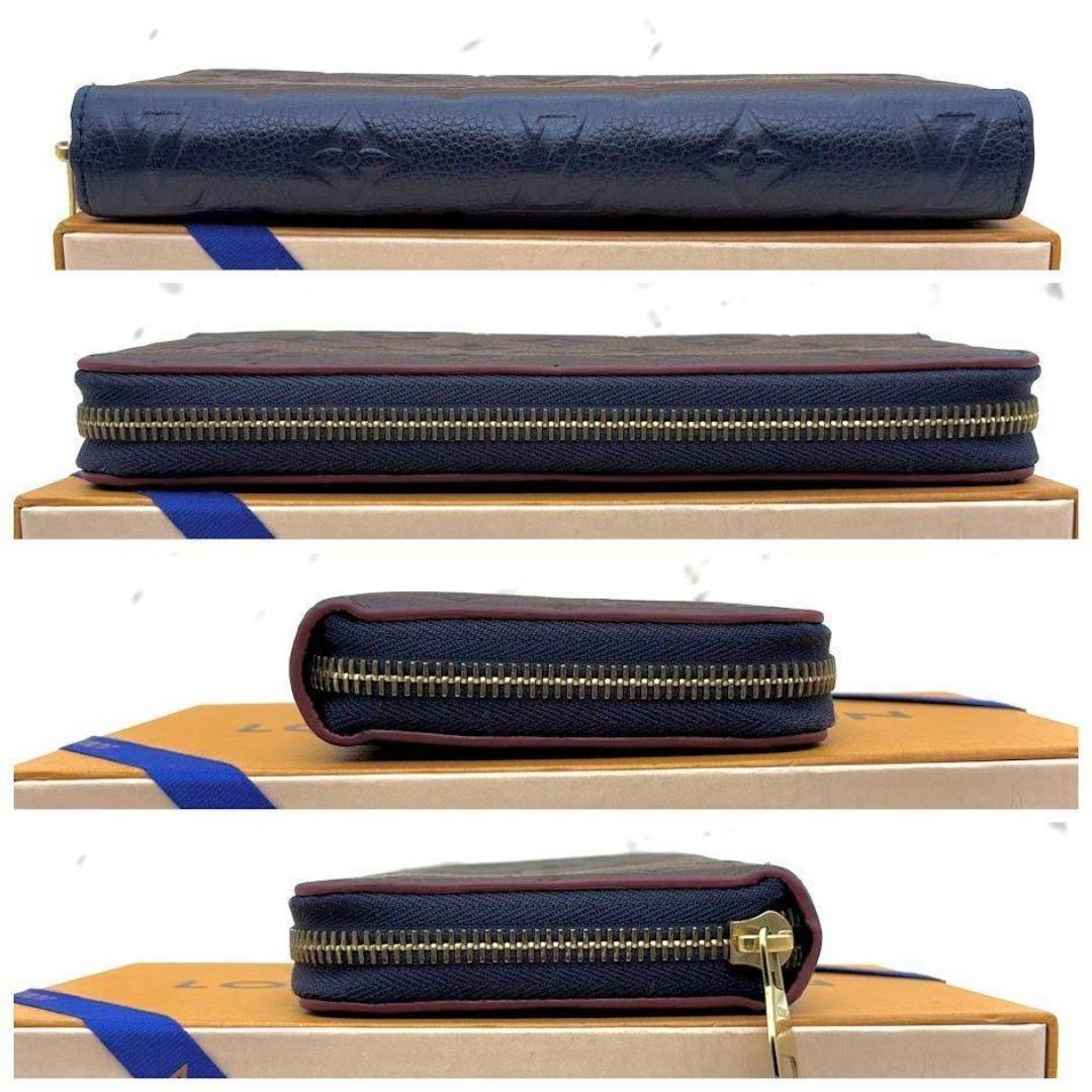 【極美品】ルイヴィトン　アンプラント　ジッピーウォレット　マリーヌルージュ