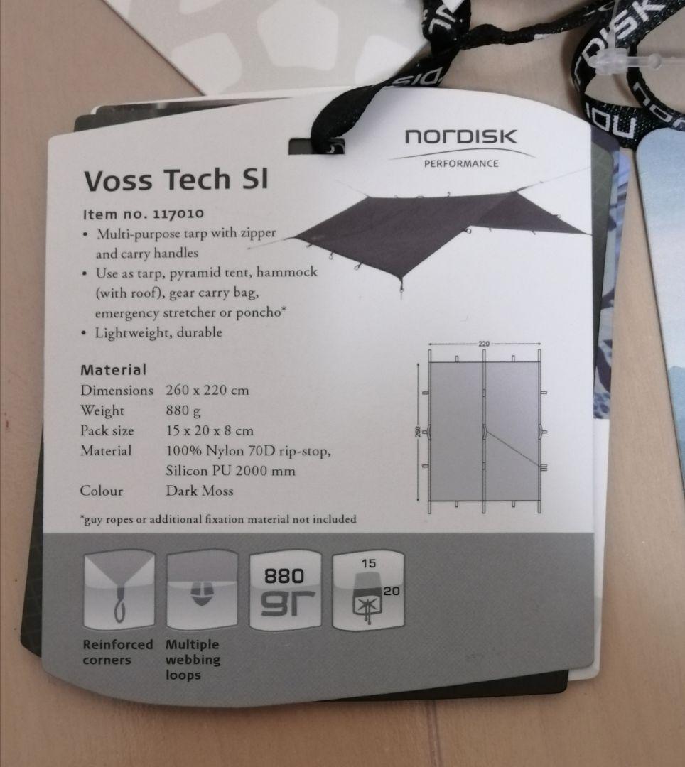 ノルディスク　NORDISK Voss Tech SI タープ