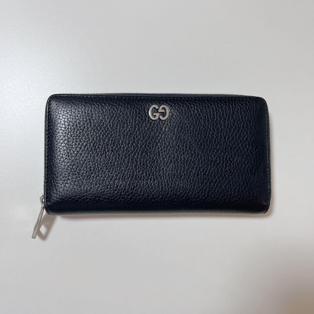 GUCCI 長財布 ラウンドファスナー インターロッキンググッチ 長財布 gg