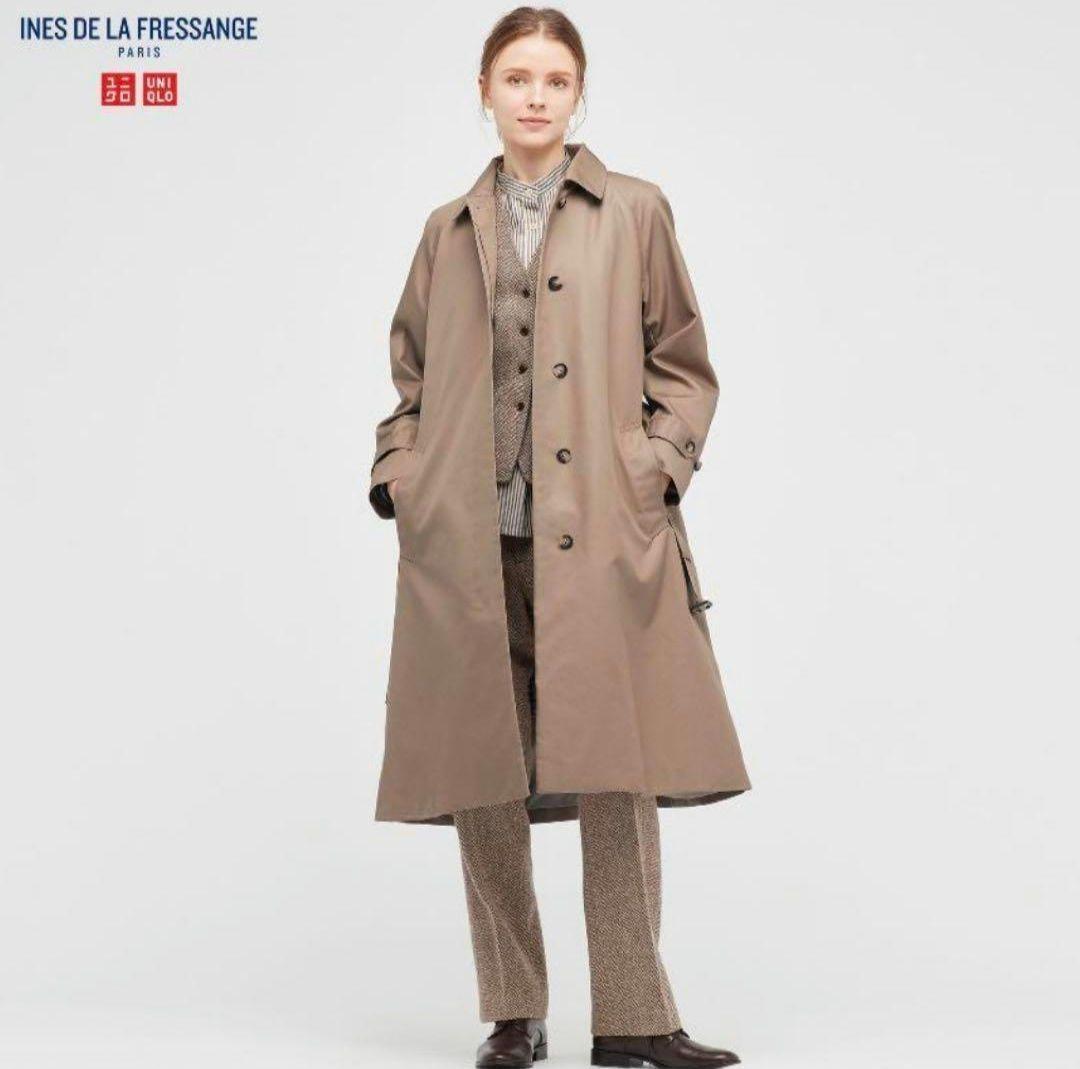 ユニクロ イネス ステンカラーコート ライナー付き - メルカリ