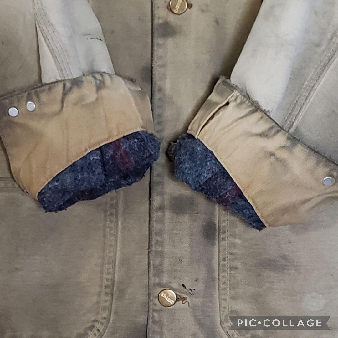 Carhartt ミシガンチョアコート 裏ブランケット 襟コーデュロイ ダック