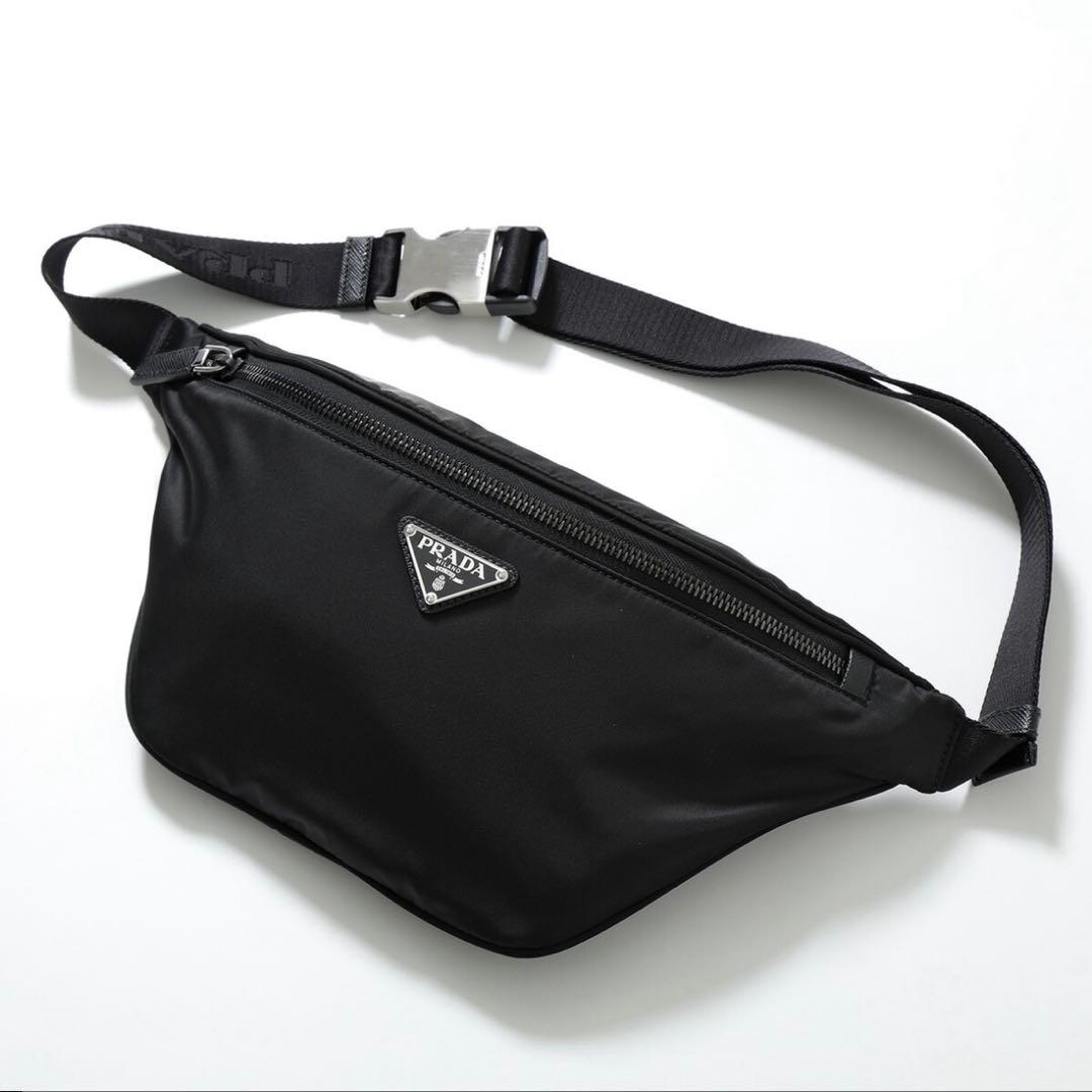 【美品！】PRADA リナイロン ボディバッグ・ウエストポーチ　2VL033