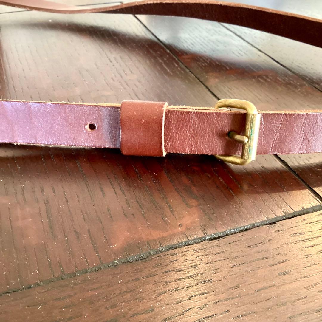 HERZ ラティーゴレザー フラップショルダーバッグ CP-80 チョコ - メルカリ