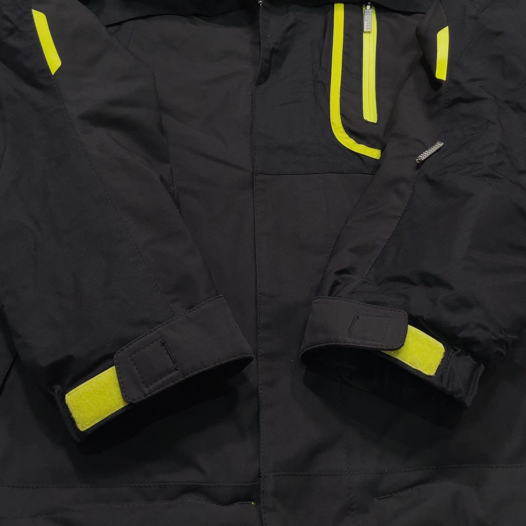 美品 デサント ヒートナビ スキーウェア スノーボードジャケット ブラック M