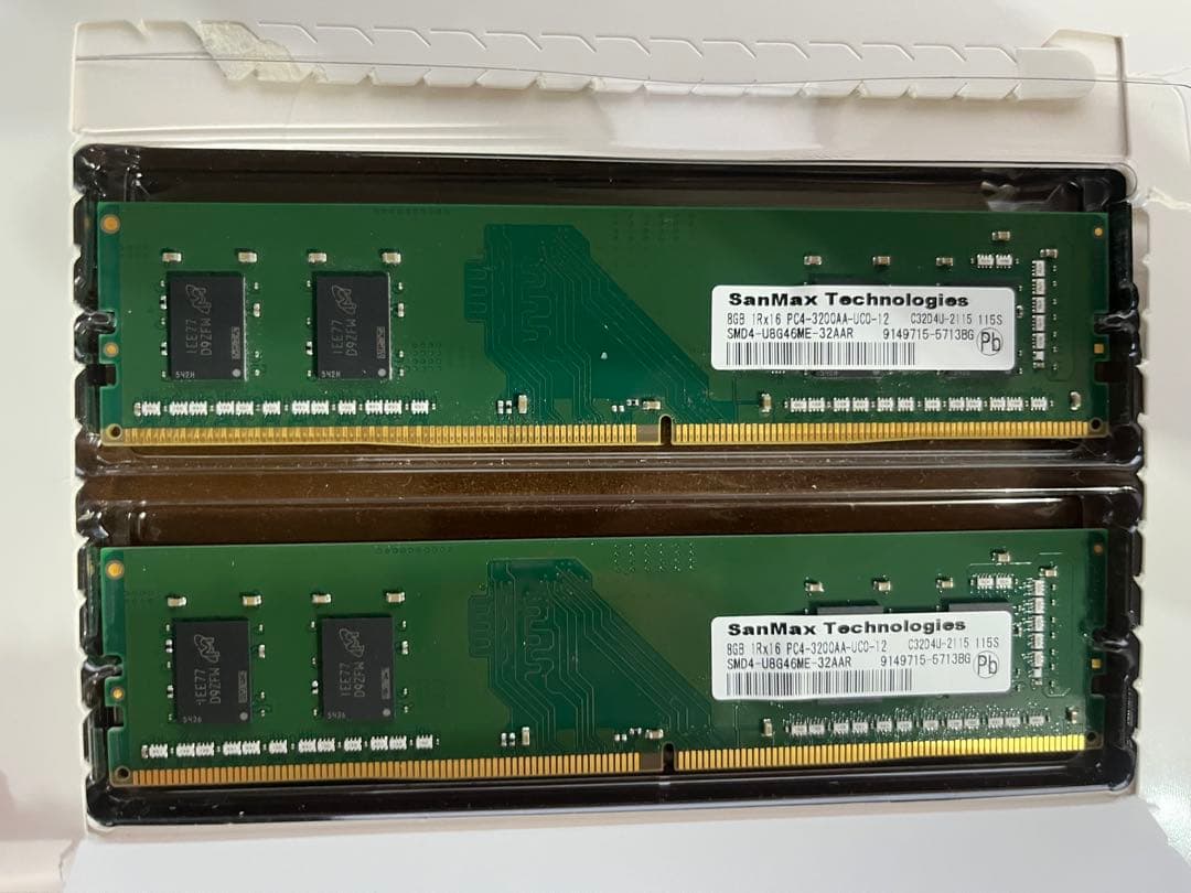 DDR4メモリ 16GB(8GB2枚組) SanMax スマホ・タブレット・パソコン PC